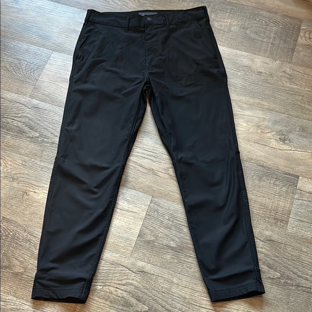 Men's Black Stretch Performance Pants
